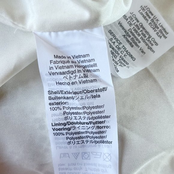 NWT J Crew Factory Scalloped Lined Cami Top Adjustable Straps Snake Print Size 8 - Picture 8 of 8